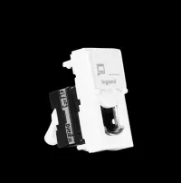 Prise RJ45 Prog Mosaic - Cat. 5e - FTP - 1 mod - blanc -