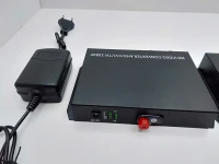 Média Converter BNC To Optique X2 X4 X8 20 Km UP 2 - 4 Mpx