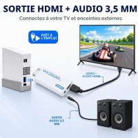 كابلات-ومحولات-adaptateur-play-station-2-wii-to-hdmi-زرالدة-الجزائر