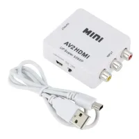 Convertisseur AV RCA CVBS BNC To HDMI/VGA
