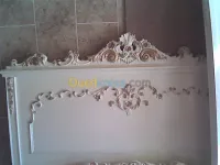 Chambre à coucher blanc ivoire