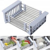 ustensiles-de-cuisine-panier-egouttoir-a-vaisselle-extensible-inox-blida-algerie