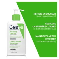 CERAVE CREME LAVANTE HYDRATANTE PEAUX NORMALES A SECHES 