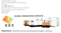 Maintenance industrielle groupes électrogènes 