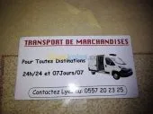 Transporté vos marchandises fi Amen