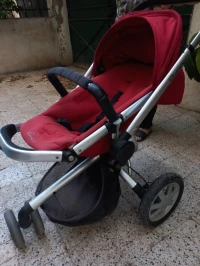 Poussete pour bébé jusqu'à 4ans marque QUINNY pliable + baignoire bébé offert بوسات للأطفال