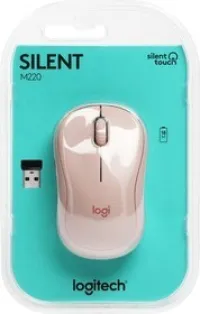 SOURIS LOGITECH SANS FIL M220 ROSE