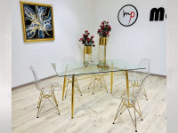 tables-table-rectangulaire-avec-6-chaises-miroir-couleur-gold-et-silver-ain-benian-alger-algerie