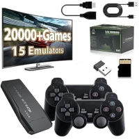 JEUX VIDEO CONSOL M8 2.4G Double Wireless Controller Game Stick 4K 20000 games