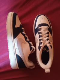 sneakers-nike-court-borough-low-blanc-bleu-marine-385-birkhadem-alger-algeria