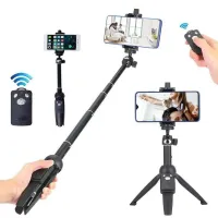 Trepied et perche à Selfie 2 en 1 yunteng yt-9928 avec télécommande Bluetooth pour smartphone Caméra