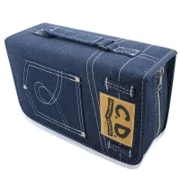 Pochette etui pour CD DVD de haute qualité en jean Virtex - Capacités 32pcs 64pcs 120pcs