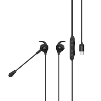 Ecouteur filaire Gaming USB-C HAVIT GE06 avec microphone et boutons de commande