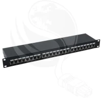 PANNEAU DE BRASSAGE BRITICOM  CAT 6A - 24 PORTS - STP
