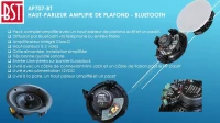 HAUT PARLEURS BLUETOOTH DE PLAFOND A ENCASTRER AMPLIFIE BST AP707-BT /REF : 7418