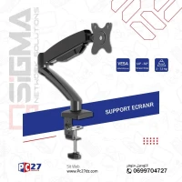 SUPPORT ECRAN PLATS ET INCURVÉS,GAS SPRING 14"- 32", 2-9KG REF: DLB-701