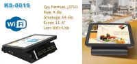 CAISSE TACTILE KS-0019 BZPOS J3710 / 4 G / 64 G ECR 11.6" + AFFICHEUR 