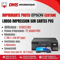 Imprimante Photo Epson EcoTank L8050 Impression sur cartes PVC