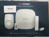 KIT D'ALARME SANS FIL HIKVISION (CENTRAL+DETECTEUR MOUVEMENT+DETECTEUR D'OUVERTURE+TAG RFID) 