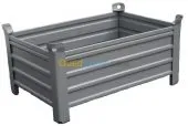 Caisse-palette acier - Empilable - Sur