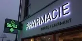 enseigne lumineuse pour Pharmacie