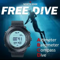 NORTH EDGE APACHE D Montre Ordinateur de Plongée et Aventure Rechargeable)