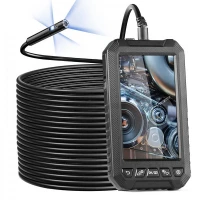 VEVOR Caméra Endoscopique industriel FHD Triple Objectif Écran IPS 5" avec Câble 15 m 