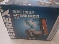 outillage-professionnel-touret-a-meuler-ferrex-avec-bande-abrasive-230v-rouiba-alger-algerie