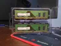 Ram 4GB 2666Mgh ddr 4=8GB