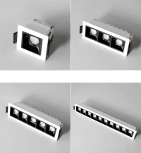 Spot luminaire integré Downlight encastrable au plafond LED COB