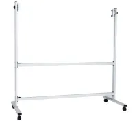 Support Tableau blanc à roulette en métal