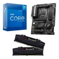 cpu Intel Core i7-12700K + MB MSI Z690-A Pro WiFi DDR4 + ram GSkill Ripjaws V 16GB DDR4-3200 PC pack