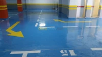 revetement de sol en résine epoxy.