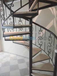 escaliers, portes et barreaudages