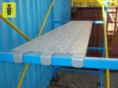 Plancher d'echafaudage encastrable