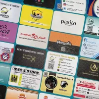 Cartes de visite 3D avec vernis sélectif 