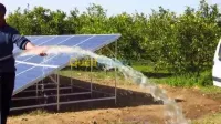 Solaire, éclairage, pompage solaire.