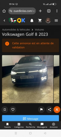 voitures-volkswagen-golf-8-2023-full-option-tiaret-algerie