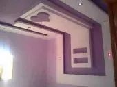 fournitureet pose placo plat  et pvc