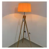 Lampadaire Trepied Jaune Oeuf 156*38 Cm