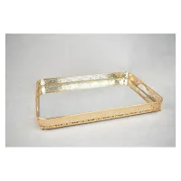 Plateau Dore Rectangle Gm 60*47 Cm