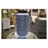 Vase Bleu Dim 36 Cm