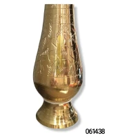 Vase En Cuivre Jaune 17*6Cm