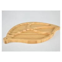 Assiette Présentation En Bois Dim 33*21.5Cm