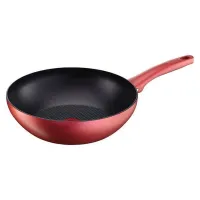 TEFAL Poêle Wok Charcter 28Cm Rouge