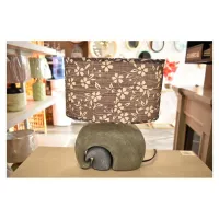 Lampe À Chevetgris Sourie Dim 37 *27 Cm