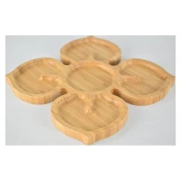 Assiette Présentation En Bois Dim 23 Cm