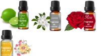 HUILE DE PARFUM FRAGRANCE - ROSE / FLEURS D'ÉTÉ / JASMINE / CITRON VERT