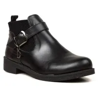 حذاء للنساء من الجلد مميز بتصميم أنيق لخرجاتك اليومية -Demi Boot Pour Femme Très Confortable 