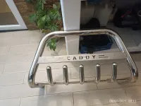 Carrénage  avant inox caddy 